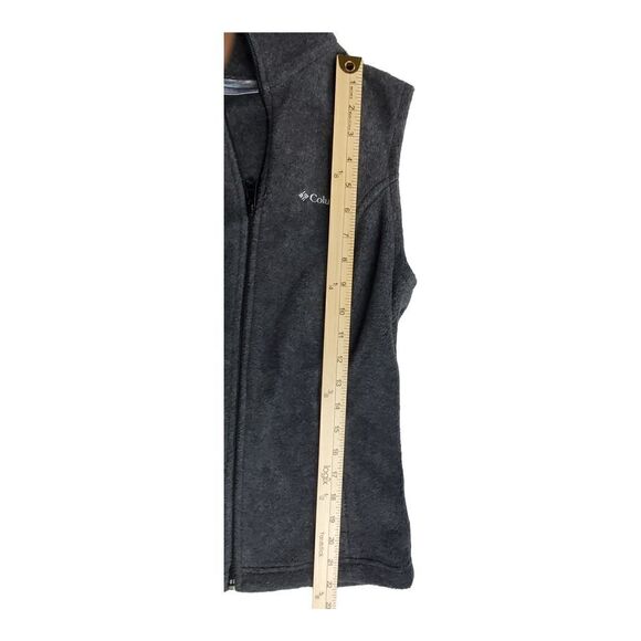 Columbia Benton Springs Vest Size XS Sleeveless Gray Full Zip Fleece Women's  - Picture 10 of 11